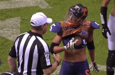 Lingerie Football League Player Suffers Wardrobe Malfunction The Spun What S Trending In The