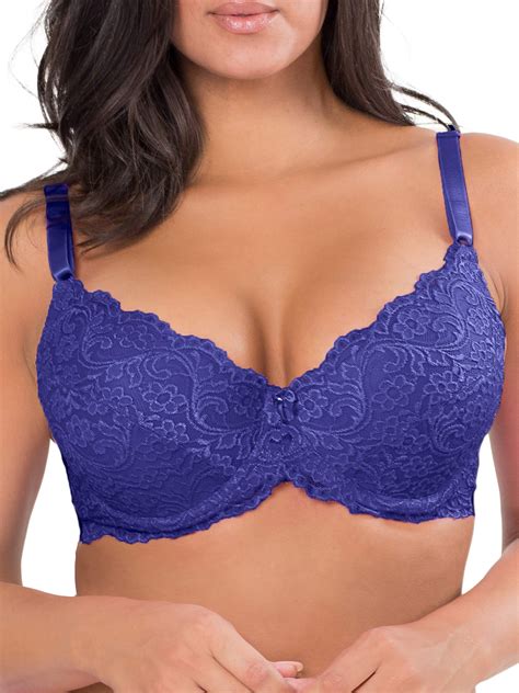 Smart And Sexy Womens Curvy Signature Lace Push Up Bra With Added Support Style Sa965
