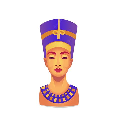Premium Vector Nefertiti Egyptian Of Queen