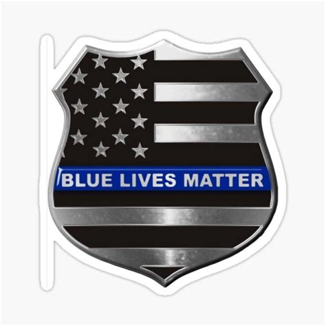 Blue Lives Matter Stickers Redbubble