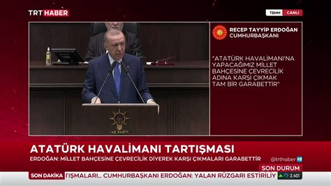 TRT Haber Canlı on Twitter Cumhurbaşkanı Erdoğan Aliyanın