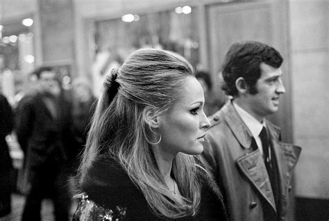 Ursula Andress And Jean Paul Belmondo At The Premiere Of Louis Malles