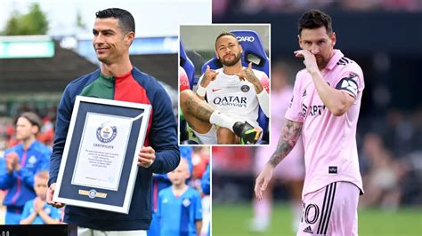 lionel messi surpasses cristiano ronaldo as footballer with most guinness world records as top