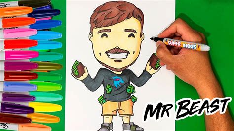 Como Dibujar A Mrbeast Paso A Paso How To Draw Mr Beast Youtube