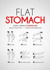 Pictures of Flat Stomach Workout