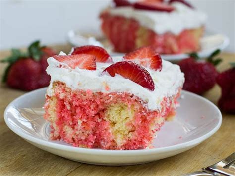 Cake bakery, des moines cake decorator, best wedding cakes, cakes for special events, vicente diaz owner of let them eat cake, special events cakes, a cake to your liking, beautiful cakes. Easy Strawberry Poke Cake - Spicy Southern Kitchen