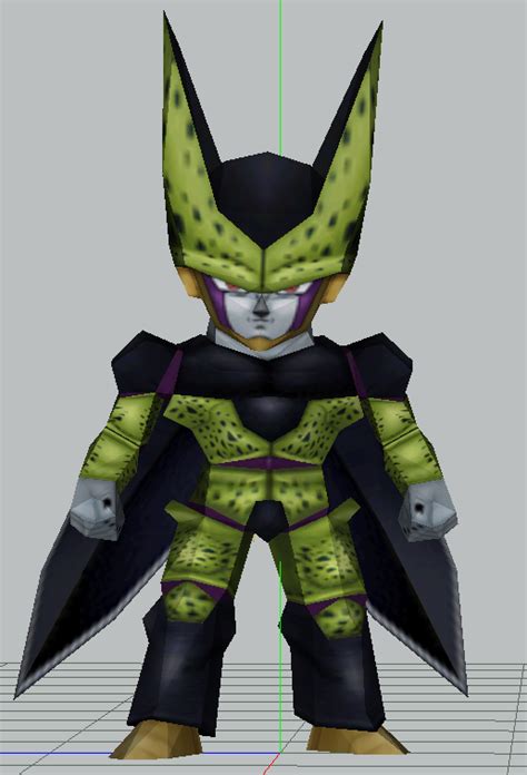 Gero, designed via cell recombination using the genetics of the greatest fighters that the remote tracking device could find on earth. Dragon Ball - Chibi Cell Form 3 Papercraft | Papercraft Paradise | PaperCrafts | Paper Models ...