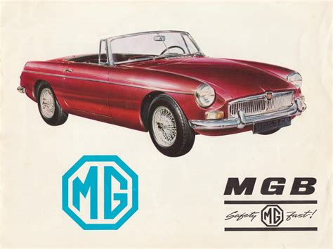 MGB Brochure 1966 Or 1967 1967 MGB GT