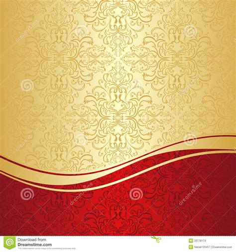 Gold And Red Wallpaper Wallpapersafari