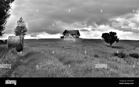 Haunted House On The Hill Stock Photo Alamy