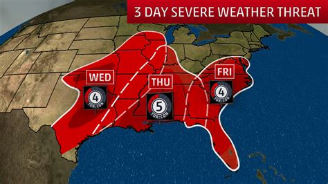 Today Starts A Multi Day Severe Threat The Weather Channel