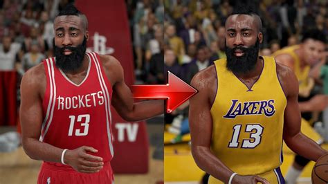 Golden state warriors trade ideas: James Harden in Los Angeles Lakers?! 2K TRADE - YouTube
