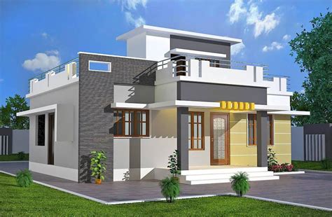 984 Sq Ft 3bhk Modern Single Floor House And Free Plan Home Pictures