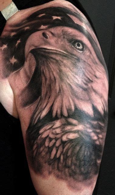 Eagle Shoulder Tattoos For Men