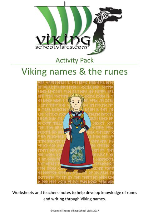 Viking School Visits Viking Runes And Viking Names