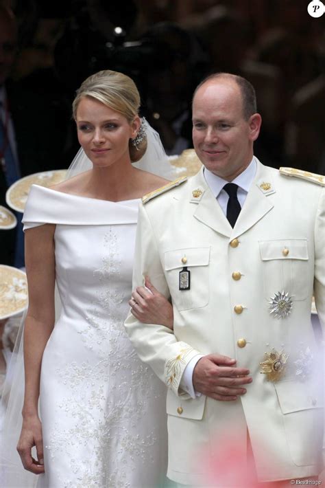 Le Prince Albert Ii De Monaco Et La Princesse Charlene Lors De Leur