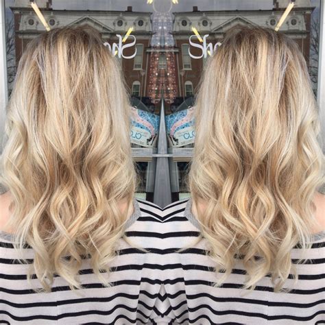 Rooty Blonde Balayage I Did Today 😍 Smalltownstylist Blonde Balayage Hair Makeup Long Hair