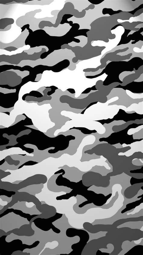 Black And White Camouflage Iphonewallpaper And Background