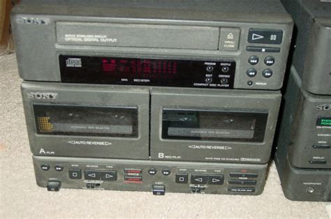 Vintage Sony Mini Hi Fi Stereo System Mhc 5500 St H500 Ta H500 Cdp H500