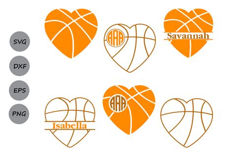 Basketball Heart Svg Graphic By Cosmosfineart · Creative Fabrica