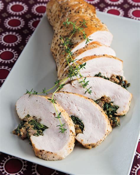 Sausage Spinach Stuffed Turkey Breast Eat Smart Be Well