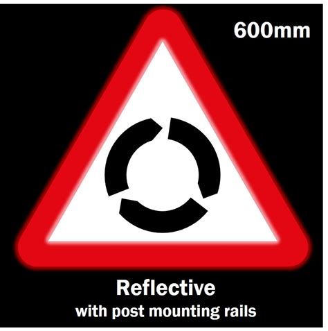 Roundabout Road Sign Reflective Traffic Signs Ssp