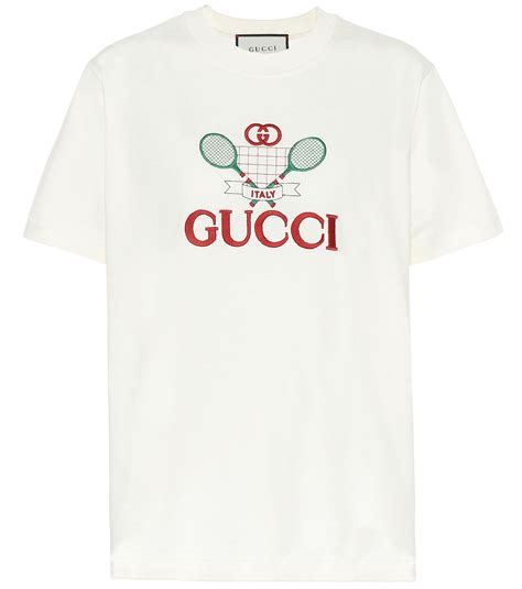This authentic vs replica gucci review guide gives you useful information on checking the authenticity of the. Gucci Tennis Cotton T-shirt in White - Save 1% - Lyst