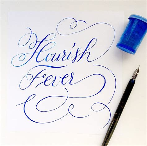 Calligraphy Flourishing Techniques Flourish Calligraphy