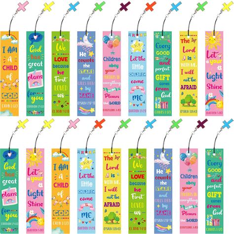 Buy 18 Pieces Christian Bookmarks Bible Verses Religious T Scripture