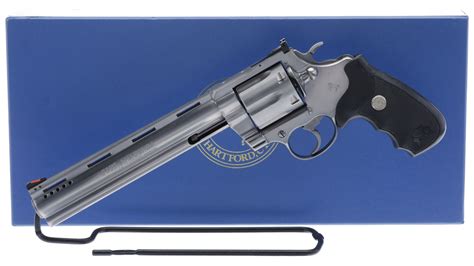Colt Anaconda Double Action Revolver With Box Rock Island Auction