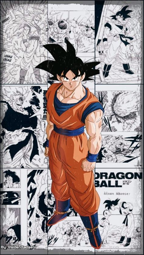 Goku Mangá Background Wallpaper Made By Raidentadashi Anime Dragon Ball Super Dragon Ball