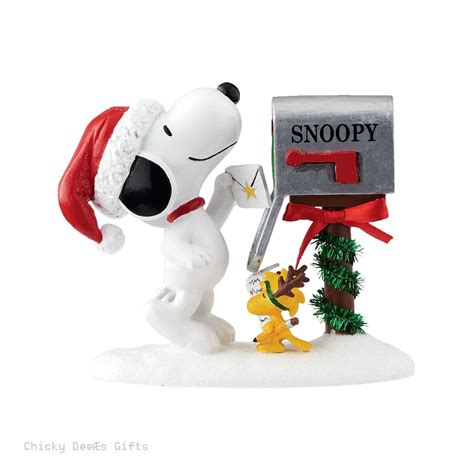 Peanuts Snoopy And Woodstock Sending Wishes Figure Department 56 Nib