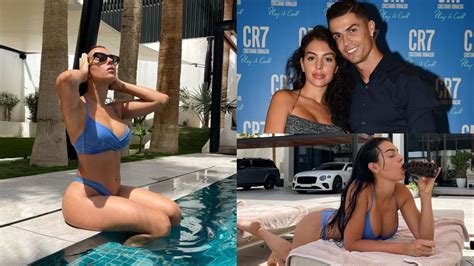 Cristiano Ronaldos Girlfriend Georgina Rodriguez Posts Racy Bikini Pictures On Instagram As She