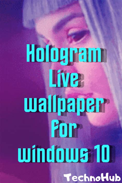 Live Holographic Girl Wallpaper For Windows 10 Live Wallpapers Free