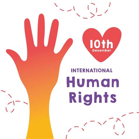 Human Rights Campaign Lettering With Hand Silhouette And Heart 1934204