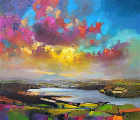 Colorful Oil Paintings Of Scottish Landscapes Fubiz Media