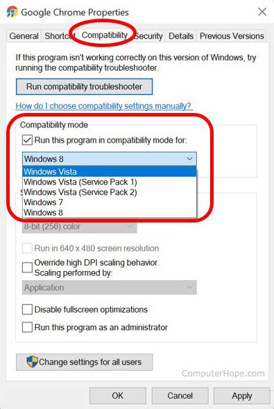Hoe De Windows Compatibiliteitsmodus Te Wijzigen Precision