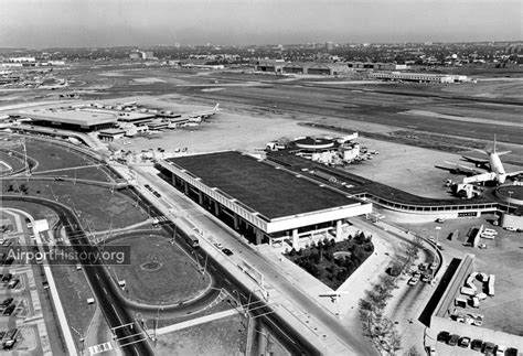 New York Kennedy Airport Aerial View Of Sundrome 1972