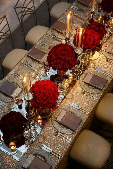 Pin By Lavelle Hatton On Black Tie Event Winter Wedding Table