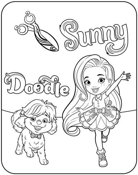 Sunny Day Coloring Pages At Free