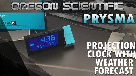 Oregon Scientific Prysma Projection Clock With Weather Forecast