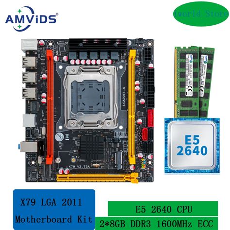 X79 Lga 2011 Xeon X79 Motherboard Kit With Intel E5 2640 Cpu And 28gb