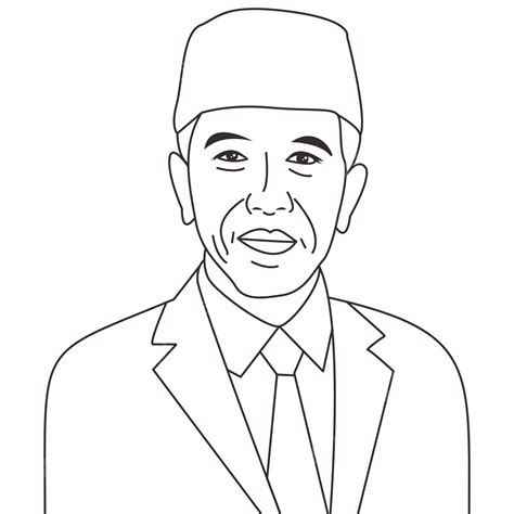 Ilustrasi Président Jokowi Png Président Jokowi Président Indonésien