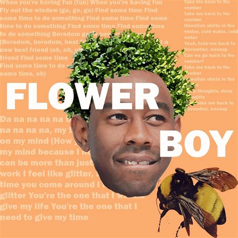 Alternate Flower Boy Tyler The Creator Cover W Lyrics From Boredom