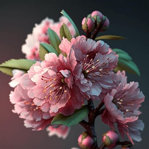 Premium Photo Cherry Blossom Sakura Pink Flowers