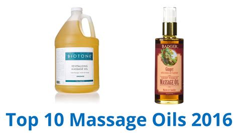 10 Best Massage Oils 2016 Youtube