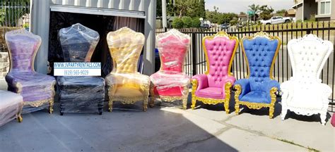 Rental agreements are mainly used for vehicles, furniture and equipment's or land. Throne Chairs (King & Queen) - JV Party Rentals