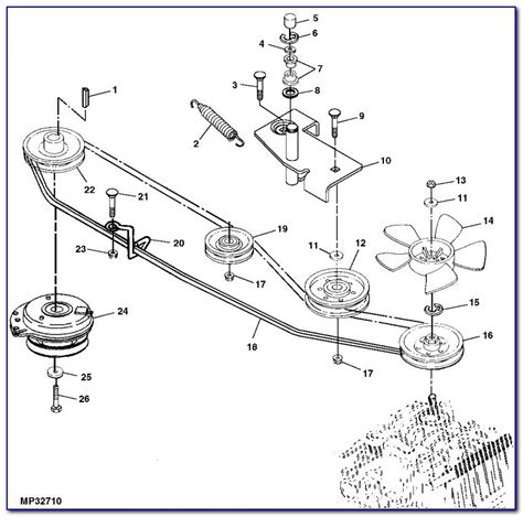 John Deere La145 Mower Deck Belt Diagram Sexiz Pix