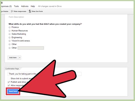 Google docs not only allows you to create the web form, but also host it on its web servers so you can send the link via email or. 3 Ways to Make a Google Survey - wikiHow