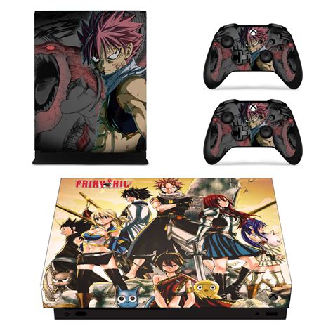 Anime Fairy Tail Ft Skin Xbox One X Console Vinyl Skin Decal Sticker